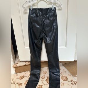 Rag and bone leather skinny pant